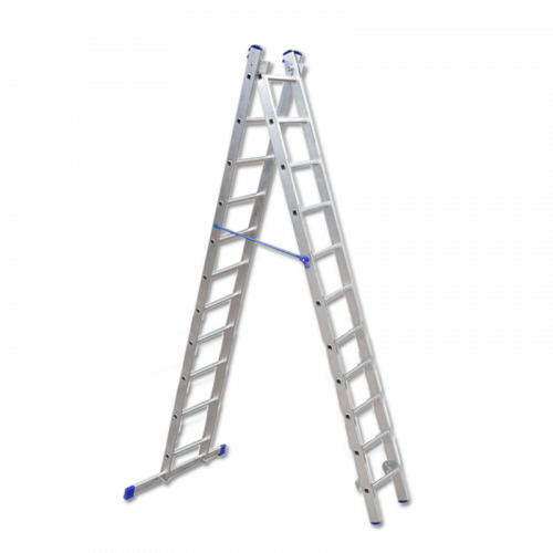 Лестница-Стремянка 2 секции по 11 ступеней (max 5,2 м)