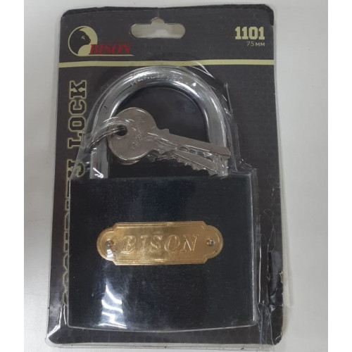 Замок навесной Bison 1101 75мм