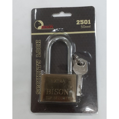 Замок навесной Bison Gold 2501 дл. дужка 50мм