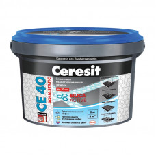 Затирка AQUASTATIC  CE 40 №77 БИРЮЗА Ведро 2кг. CERESIT