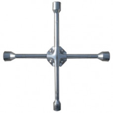 Ключ-крест баллонный 17х19х21х22мм усиленный толщина 16мм MATRIX PROFESSIONAL
