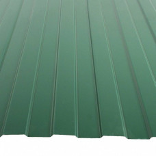 Профнастил С8 зеленый Премиум (RAL 6005) 0,4мм, 1,2х2м