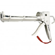 Пистолет для герметика MATRIX 310мл полуоткрытый хромир. зубчатый шток  7мм  88640