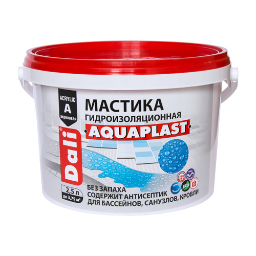 Мастика DALI АКВАПЛАСТ 2,5л РОГНЕДА