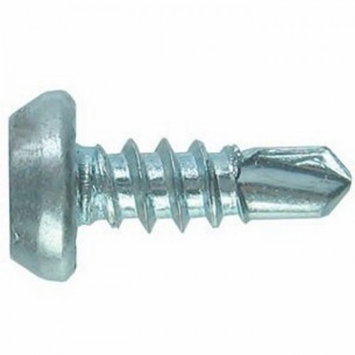 Саморез п/цилин. головка 3,5х 9,5  сверло бел. цинк ( оцинк.)