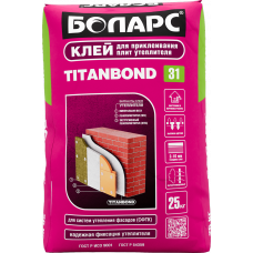 Клей для теплоизоляции БОЛАРС Titanbond для плит из пенополистирола, мин. ваты 25кг  (48шт)